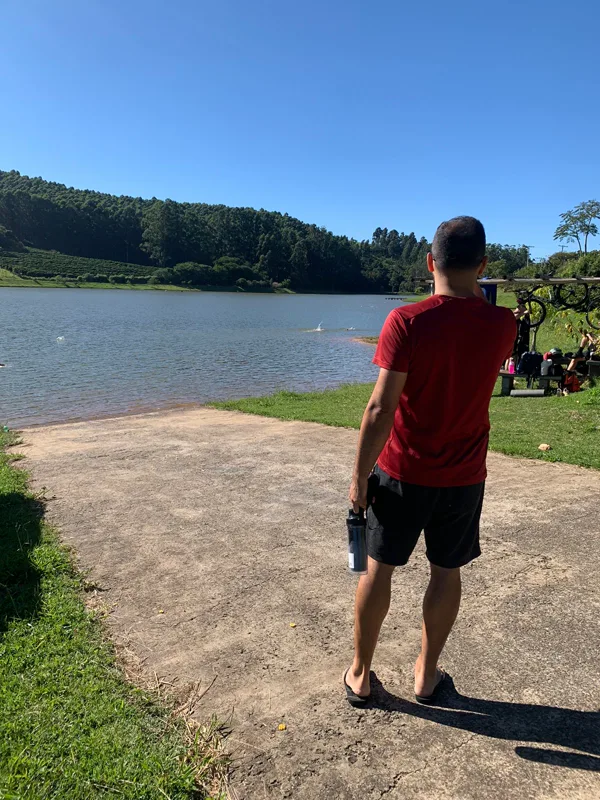 Focus before the swim